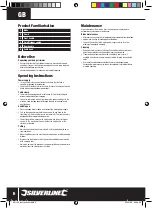 Preview for 7 page of Silverline 951155 Manual