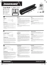 Preview for 1 page of Silverline 962219 Quick Start Manual