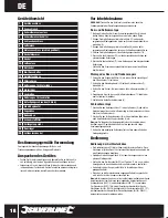 Preview for 18 page of Silverline 974451 Original Instructions Manual