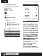 Preview for 22 page of Silverline 974451 Original Instructions Manual