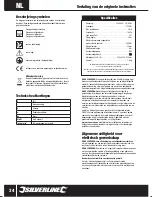 Preview for 34 page of Silverline 974451 Original Instructions Manual