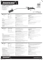 Предварительный просмотр 1 страницы Silverline 994024 Manual