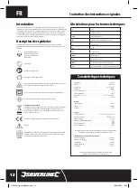 Preview for 12 page of Silverline 996048 Original Instructions Manual