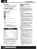 Предварительный просмотр 4 страницы Silverline 999666 Instruction Manual