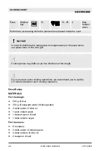 Preview for 42 page of Silverline BO6503B03 User Manual