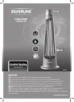 Silverline Comfort Heater 1200 DIGITAL IPX4 MC973 Manual preview