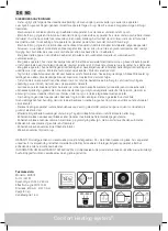 Preview for 4 page of Silverline Comfort Heater 1200TW Digital IPX4 MC981 Quick Start Manual