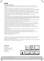 Preview for 4 page of Silverline Comfort Heater 900 IPX4 MC951 Manual