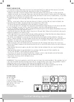 Preview for 8 page of Silverline Comfort Heater 900 IPX4 MC951 Manual