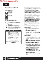 Preview for 13 page of Silverline DIY 110W 261362 User Manual