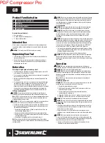 Preview for 7 page of Silverline DIY 180W User Manual