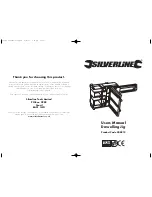 Silverline Dowelling Jig User Manual предпросмотр