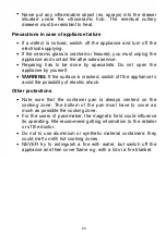 Preview for 20 page of Silverline FLHK 800 ESK Operating And Assembly Instructions Manual