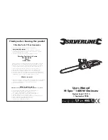 Silverline Hi-Spec 1600W User Manual preview