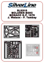 Preview for 1 page of Silverline MCLAREN M28C MONACO G. P. 1979 J. Watson - P. Tambay Manual