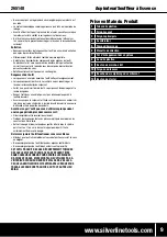 Preview for 10 page of Silverline POWER 265148 Manual