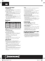 Preview for 6 page of Silverline Power 868828 Manual