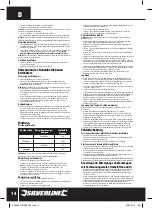 Preview for 14 page of Silverline Power 868828 Manual