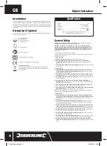 Preview for 4 page of Silverline Rechargeable Torch Original Instructions Manual