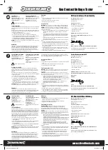 Preview for 1 page of Silverline SD155 Manual