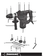 Preview for 2 page of Silverline SDS Plus 1500 W Manual