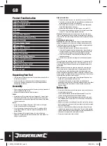 Preview for 5 page of Silverline Silver Storm 102580 Manual