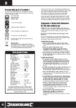 Preview for 12 page of Silverline Silver Storm 413114 Manual