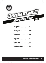 Preview for 3 page of Silverline Silver Storm 652640 Series Manual