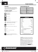 Preview for 4 page of Silverline Silver Storm 652640 Series Manual