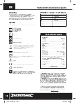 Preview for 10 page of Silverline Silver Storm 652640 Series Manual