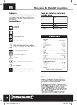 Preview for 16 page of Silverline Silver Storm 652640 Series Manual