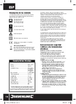 Preview for 16 page of Silverline SILVER STORM 828919 Manual