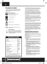 Preview for 20 page of Silverline SILVER STORM 828919 Manual