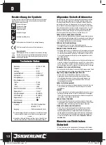 Preview for 12 page of Silverline SILVER STORM Series Manual