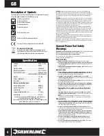 Preview for 5 page of Silverline SilverStorm 220W 263515 User Manual