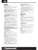 Preview for 7 page of Silverline SilverStorm 220W 263515 User Manual