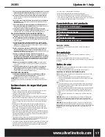 Preview for 18 page of Silverline SilverStorm 220W 263515 User Manual