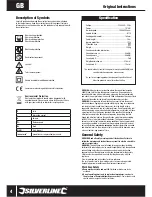 Preview for 5 page of Silverline Silverstorm 261884 Original Instructions Manual