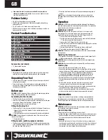 Preview for 7 page of Silverline Silverstorm 261884 Original Instructions Manual