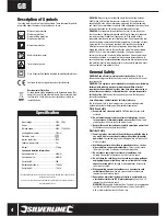 Preview for 5 page of Silverline SilverStorm 430W 125563 Instruction Manual