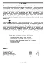 Preview for 3 page of Silverline SLV 301 Instruction Booklet For Installation, Use, Maintenance