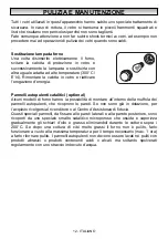 Preview for 14 page of Silverline SLV 301 Instruction Booklet For Installation, Use, Maintenance