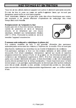 Preview for 52 page of Silverline SLV303 Instruction Booklet For Installation, Use, Maintenance