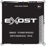 Silverlit EXOST 360 TORNADO SPHERIC MX Instructions Manual предпросмотр