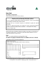 Предварительный просмотр 1 страницы silverlynx Deco Bed Assembly Instructions