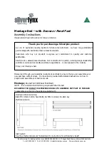 silverlynx Doona Foot Assembly Instructions preview