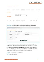 Предварительный просмотр 7 страницы SilverNet ECHO Series Settings Manual