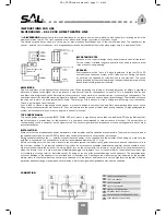 SILVERSOUND SAL 2200 Instructions For Use Manual предпросмотр