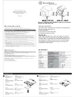 SilverStone AR09-115XS User Manual предпросмотр