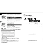 SilverStone Argon AR05 Manual предпросмотр